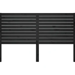 vidaXL Tête de lit Noir 141x4x100 cm Bois massif de pin 819019
