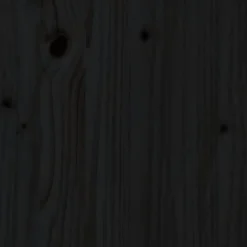 vidaXL Tête de lit Noir 166x4x100 cm Bois massif de pin 818784