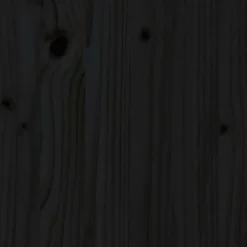 vidaXL Tête de lit Noir 156x4x100 cm Bois massif de pin