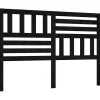 vidaXL Tête de lit Noir 166x4x100 cm Bois massif de pin