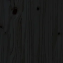 vidaXL Tête de lit Noir 96x4x100 cm Bois massif de pin 817824