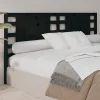 vidaXL Tête de lit Noir 206x4x100 cm Bois massif de pin 818794