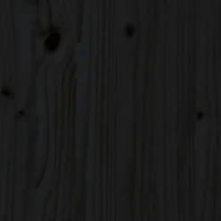 vidaXL Tête de lit Noir 185,5x4x100 cm Bois massif de pin 818009