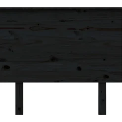 vidaXL Tête de lit Noir 94x6x82,5 cm Bois massif de pin 819154