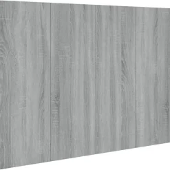 vidaXL Tête de lit Sonoma gris 120x1,5x80 cm Bois d'ingénierie 816971