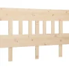 vidaXL Tête de lit 153,5x3x81 cm Bois massif de pin 819125