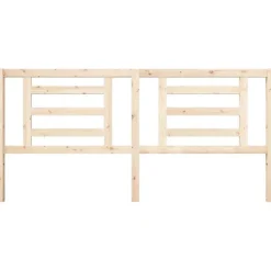 vidaXL Tête de lit 206x4x100 cm Bois massif de pin 818840