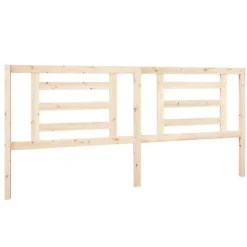 vidaXL Tête de lit 206x4x100 cm Bois massif de pin 818840