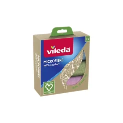 Vileda - Pack de 6 - Lavette MF recyclée x3
