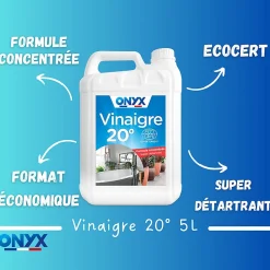 Vinaigre 20° Onyx formule concentrée 5L