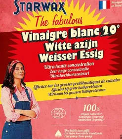 Vinaigre blanc 20° ultra haute concentration Starwax The fabulous 10L