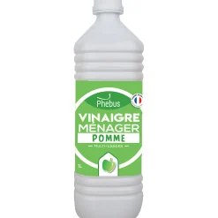 Vinaigre de nettoyage surpuissant 9,5° Phébus pomme 1L