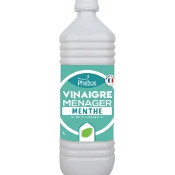 Vinaigre de nettoyage surpuissant 9,5° parfum menthe Phebus 1L