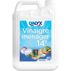Vinaigre ménager concentration 14° Onyx bricolage 5L