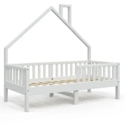 Vitalispa Lit cabane Blanc 80x160 cm