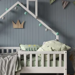 Vitalispa Lit cabane Blanc 80x160 cm