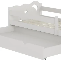 Vitalispa Lit pour enfant Blanc 80x160 cm avec tiroir, sans matelas