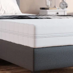 Vitalispa Matelas en mousse froide Blanc 100x200cm H3 degré de dureté, 7 zones