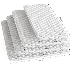 Vitalispa Protège-matelas Blanc 160x200cm