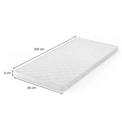 Vitalispa Protège-matelas Blanc 90x200cm Pur 340 Topper