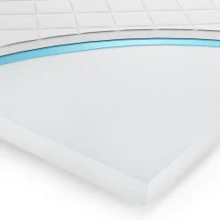 Vitalispa Protège-matelas Blanc 160x200cm Lavable, respirant