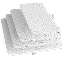 Vitalispa Protège-matelas Blanc 90x200cm