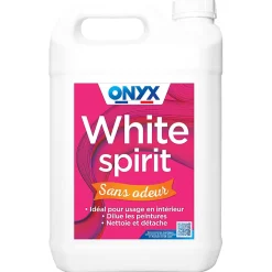 White Spirit sans odeur Onyx bricolage 5 L